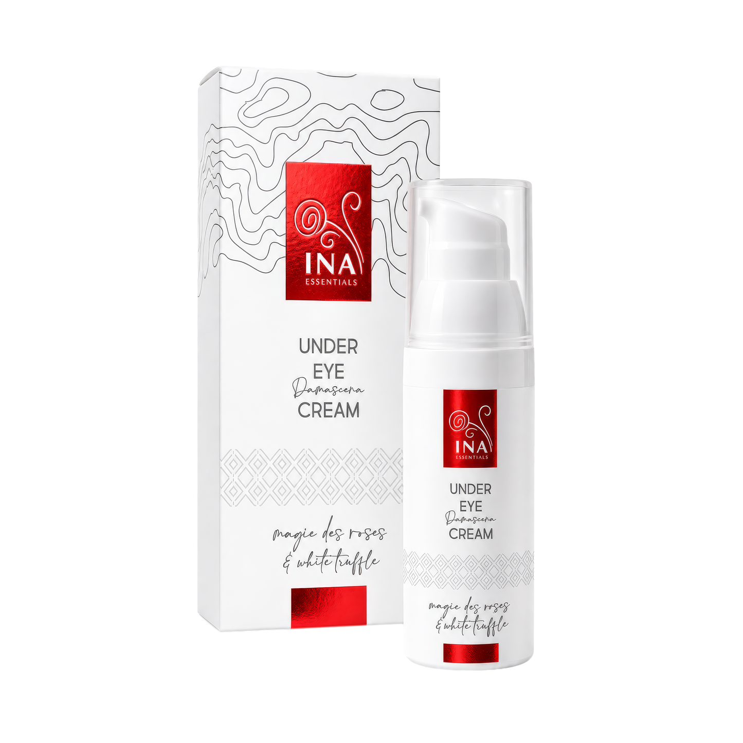 Crème contour des yeux anti-âge premium à la rose – Rose Eye Lift