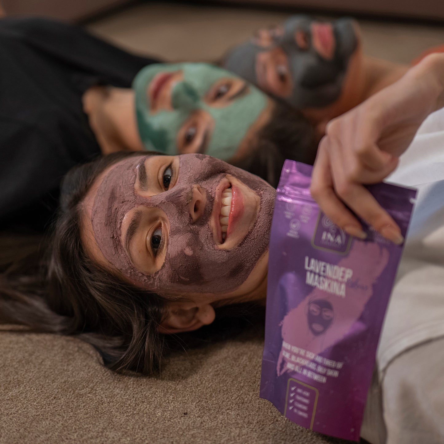Masque visage - Maskina Lavande - soin intensif pour peaux Grasses à problèmes