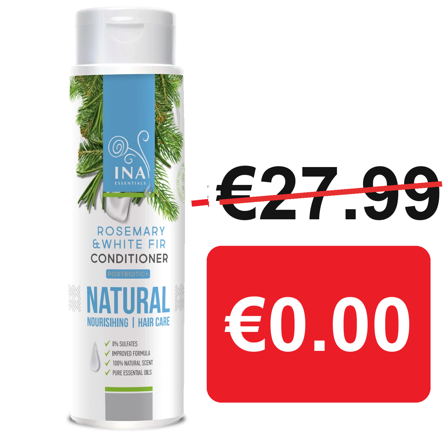+ Cadeau Après-shampoing naturel au romarin