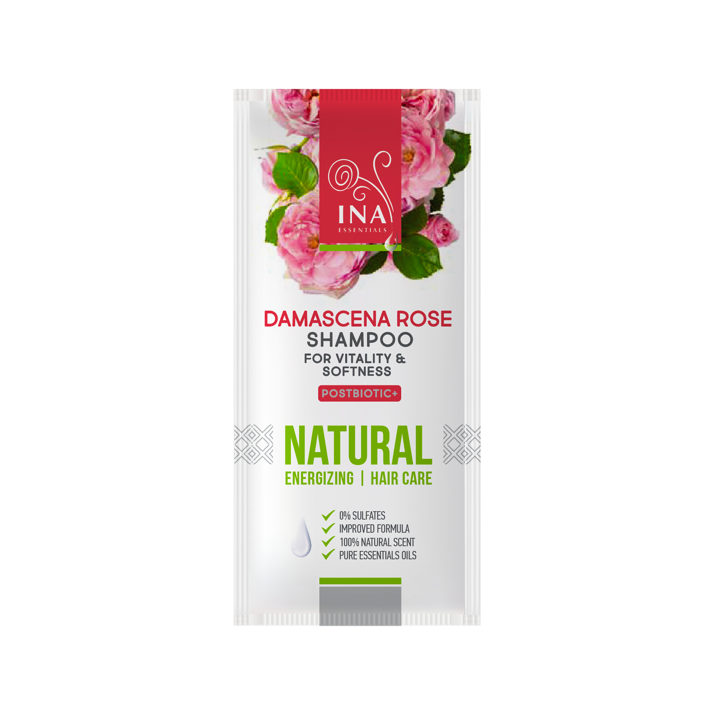 + Cadeau Shampoing Naturel à la Rose pour Cheveux Secs et Abîmés (échantillon)