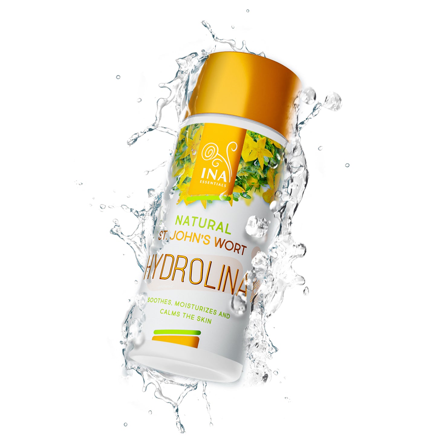Eau de Millepertuis - Hydrolina - Bio Hydrolat pour le Psoriasis et la peau Irritée