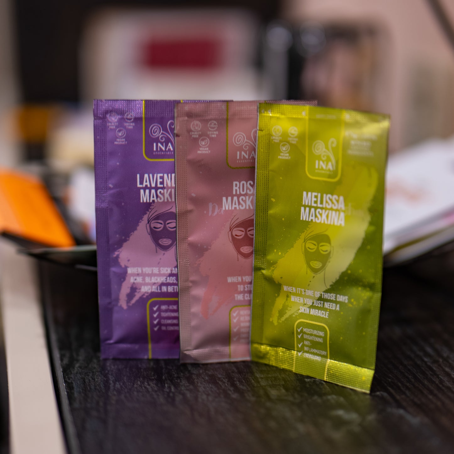 + Cadeau Masque visage - Maskina Lavande - soin intensif pour peaux Grasses à problèmes (échantillon)