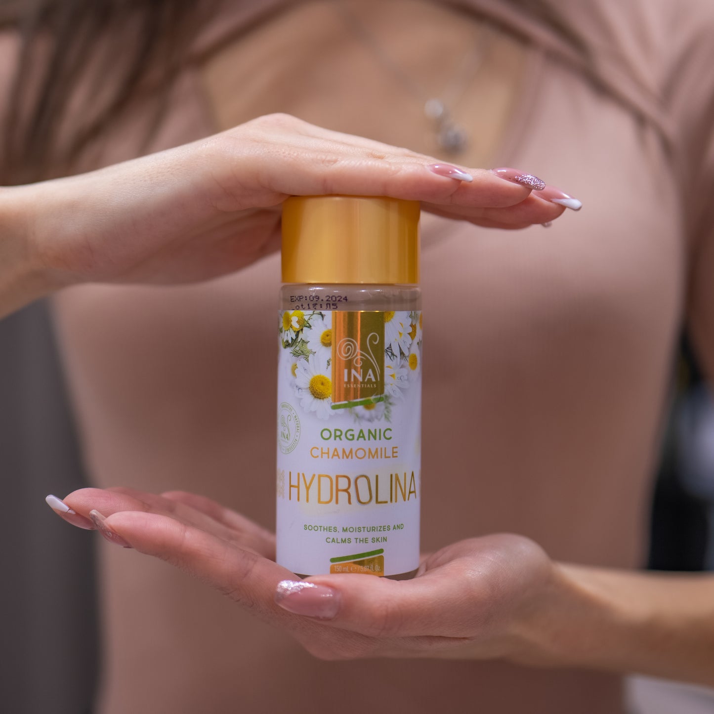 Eau de Camomille - Hydrolina - Bio Hydrolat de Camomille pour Eczéma et la peau irritée