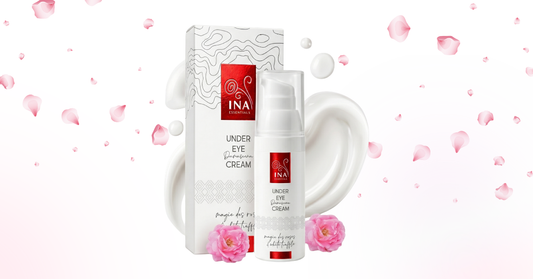 Crème contour des yeux anti-rides Rose Eye Lift avec coffret et pétales de rose