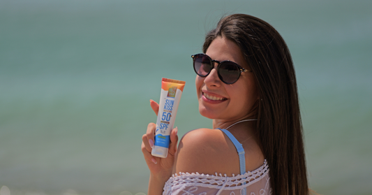 Crème solaire naturelle pour visage et corps SPF 50 au Sapin Blanc