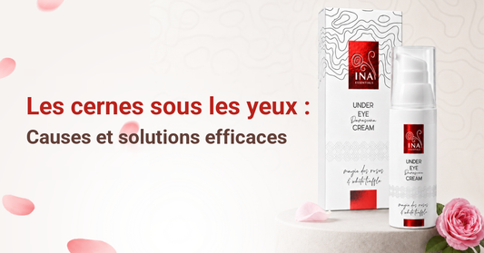Cernes sous les yeux, causes et soin avec crème contour des yeux Rose Eye Lift