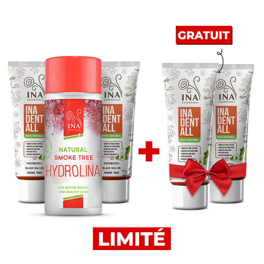 Achetez 2 dentifrices naturels et 1 bain de bouche Arbre à perruques, recevez 2 dentifrices naturels gratuits