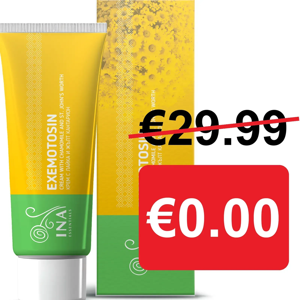 + Cadeau Crème pour le Psoriasis et les peaux irritées - au Millepertuis, à la Camomille et à la Propolis
