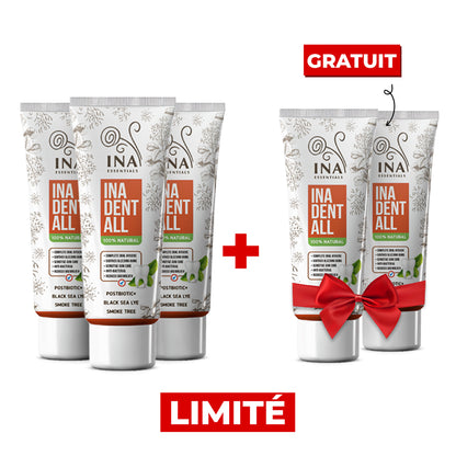 Achetez 3 dentifrices naturels recevez 2 dentifrices naturels gratuits