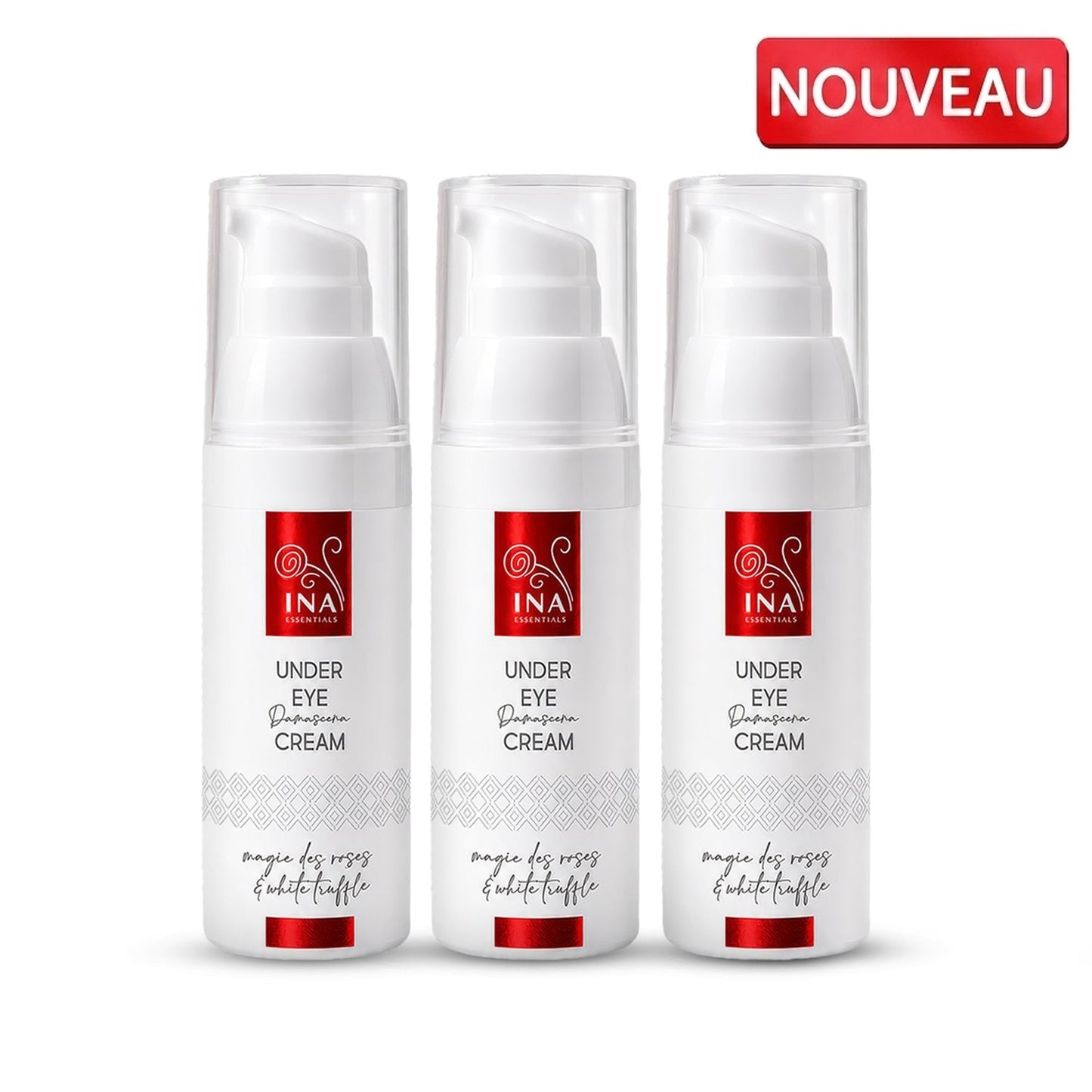 Crème contour des yeux anti-âge premium à la rose - Achetez 2, Recevez 1 Gratuite