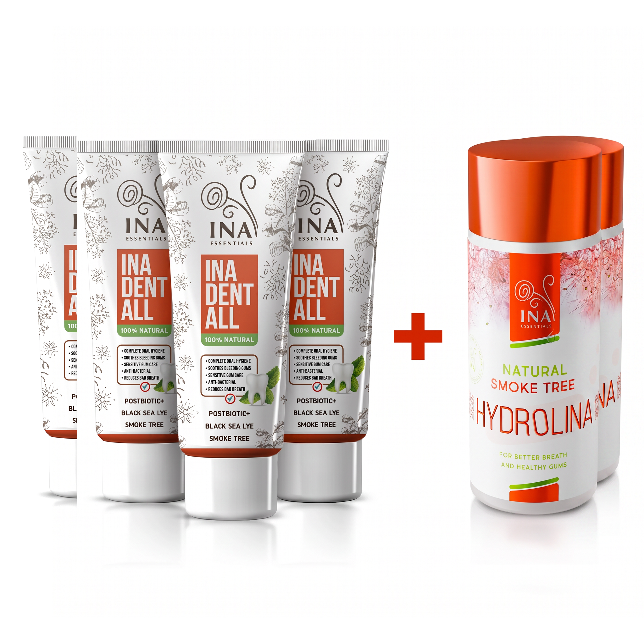 4 Dentifrices + 2 Bains de bouche Offerts