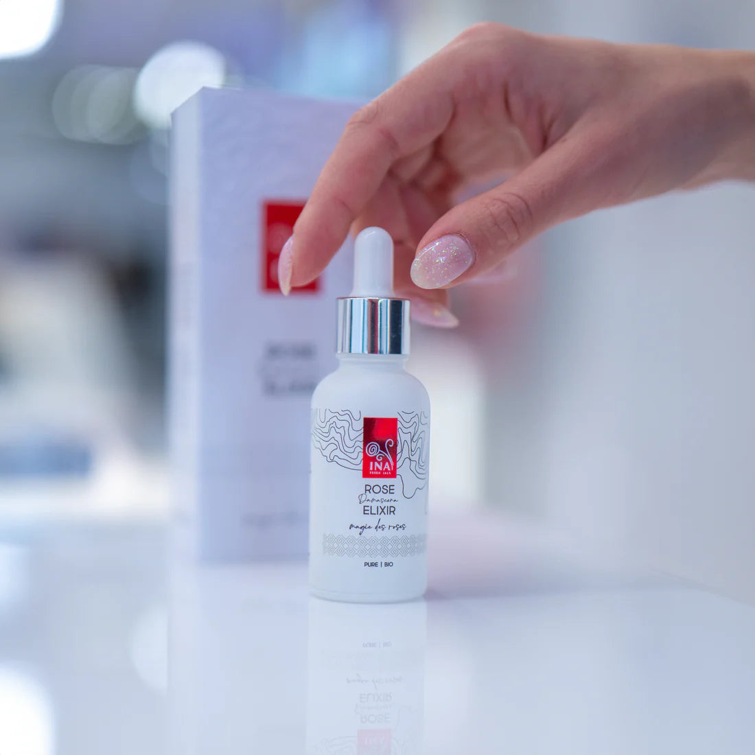 Sérum visage anti-âge intensif à l'huile de rose biologique – Rose Elixir