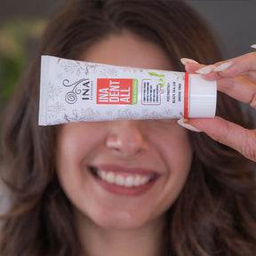 Dentifrice Naturel Sans Fluorure avec Arbre à Perruques, Lessive de la Mer Noire et Postbiotique - Ina Dent-All