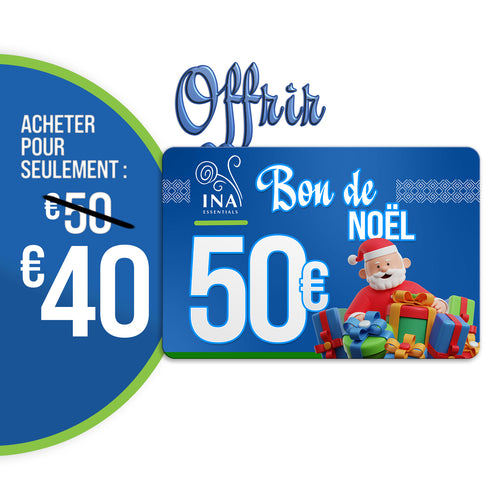 Achetez un bon cadeau de Noël d'une valeur de 50 €, payez 40 € - Bon cadeau numérique