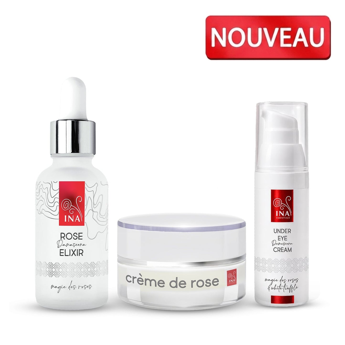 Achetez 1 Crème de Jour Hydratante et 1 Sérum Anti-Âge, Recevez 1 Crème Contour des Yeux Gratuite