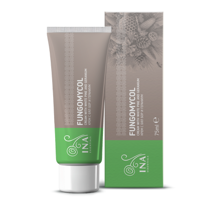 Crème 2 en 1 pour les Mycoses des ongles et la peau sèche et craquelée - au Pin blanc, à l'Urée et au Géranium