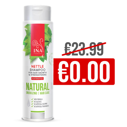 + Cadeau Shampoing Naturel à l'Ortie sauvage - shampoing Anti Chute de cheveux