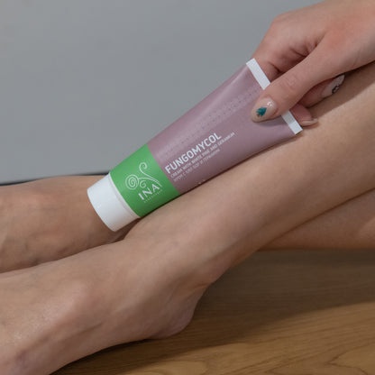 Crème 2 en 1 pour les Mycoses des ongles et la peau sèche et craquelée - au Pin blanc, à l'Urée et au Géranium