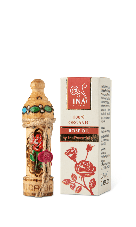 Huile Essentielle de Rose Bio - Huile Rosa Damascena