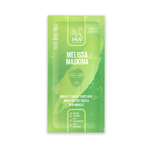 + Cadeau Masque visage - Maskina Mélisse - soin intensif pour peaux Sèches et Fatiguées (échantillon)