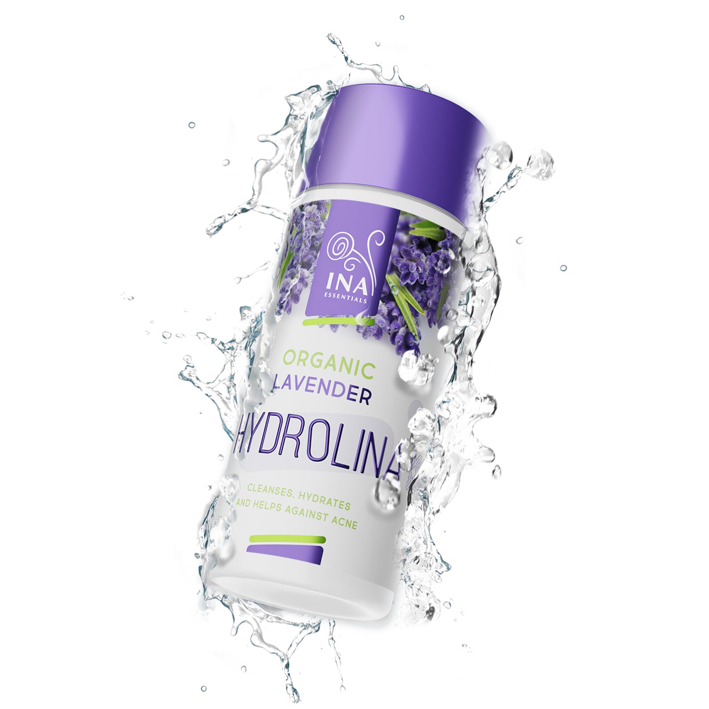 Eau de Lavande - Hydrolina - Hydrolat de Lavande Bio - pour l'Acné