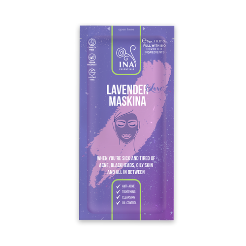 + Cadeau Masque visage - Maskina Lavande - soin intensif pour peaux Grasses à problèmes (échantillon)