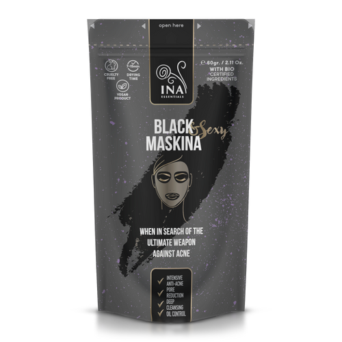 + Cadeau Masque visage - Maskina Noir - soins intensifs pour l'Acné et les points Noirs