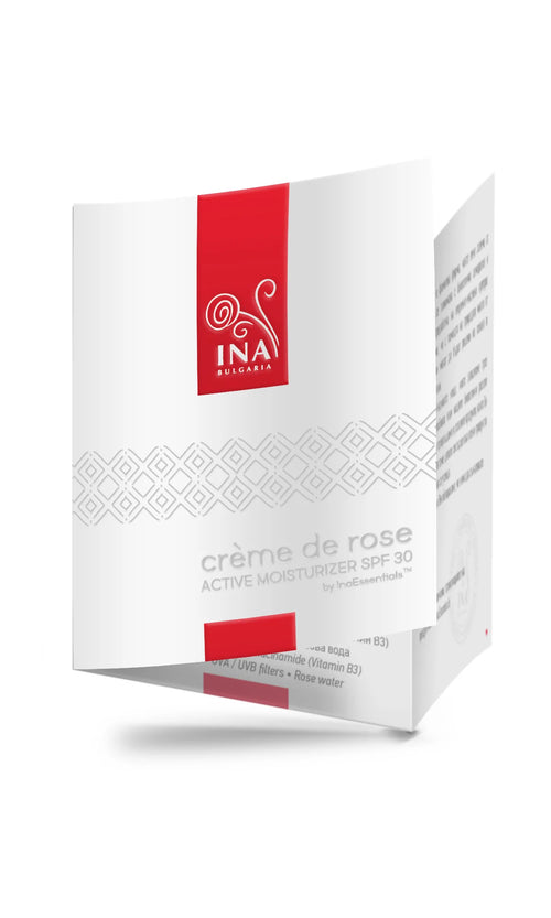 + Cadeau Crème de rose - Crème hydratante de jour avec SPF30 (échantillon)