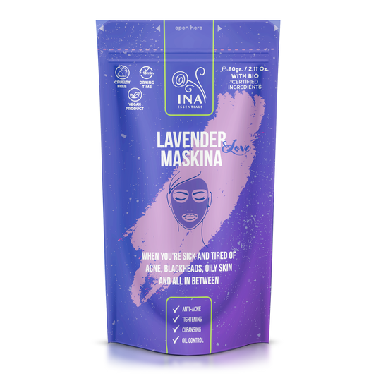 Masque visage - Maskina Lavande - soin intensif pour peaux Grasses à problèmes